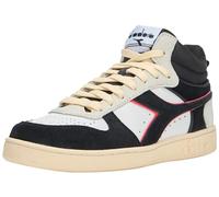 Diadora Unisex Magic Basket Demi Cut Suede Leather Gymnastikschuh, weiß, 41 EU