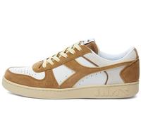 Diadora MAGIC BASKET LOW SUEDE LEATHER Bianco marrone crema BIANCO MARRONE CREMA/45