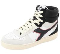 Diadora - Sneaker mit mittelhohem Schaft - Magic B Suede White Ferrari Red Italy für Herren - Größe 44, aus Leder - schwarz schwarz 44