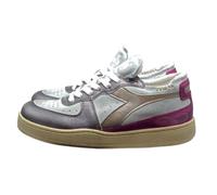 Diadora - Mi Basket Row Cut Metal Bianco/fucsia 201.180207