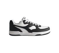 Diadora Raptor Low Turnschuhe Unisex - Erwachsene, White Black Black, 37 EU