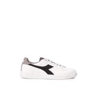 Diadora Turnschuhe Corduroy 181699 Herren-Sneaker Leder Weiß/Schwarz, WEISS SCHWARZ, 42 EU