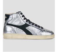 Diadora Turnschuhe Prestige High Metal Used in Silbern 40
