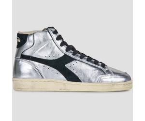 Diadora Turnschuhe Prestige High Metal Used in Silbern 40
