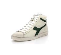 Diadora Unisex Game L High Waxed Hohe Sneaker, Weiß Grün, 44.5 EU