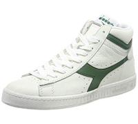 Diadora Unisex Game L High Waxed Hohe Sneaker, Weiß White Fogliame, 45 EU