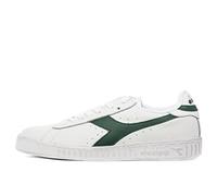 Diadora Unisex Game L Low Waxed Gymnastikschuhe, Weiß/Grün, 36.5 EU