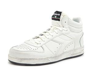 Diadora Unisex Magic Basket Demi Icona Gymnastikschuh, Weiß, 42 EU