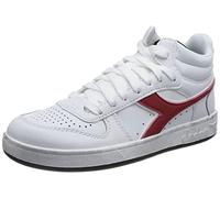 Diadora Unisex Magic Basket Demi Icona Gymnastikschuh, White Chili Pepper, 43 EU