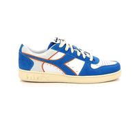 Diadora Unisex Magic Basket Low Suede Leather Gymnastikschuh, Royal White, 39 EU