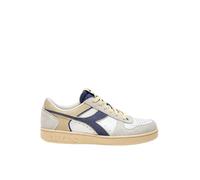 Diadora Unisex Magic Basket Low Suede Leather Gymnastikschuh, Weiß, 46 EU