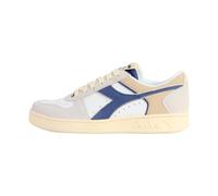 Diadora Unisex Magic Basket Low Suede Leather Gymnastikschuh, Weiß, 44.5 EU