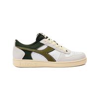 Diadora Unisex Magic Basket Low Suede Leather Gymnastikschuh, Weiß, 45.5 EU