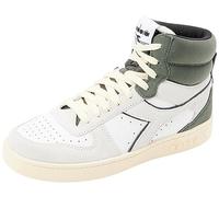 Diadora Unisex Magic Basket Mid Suede Gymnastikschuh, White Dark Forest, 42.5 EU