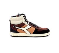 Diadora Unisex Magic Basket Mid Twin Gymnastikschuh, Black Orange Burnt, 38.5 EU