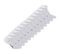 Diadora Unisex Sneaker Socken, 12er Pack - Sportsocken, Mercerisierte Baumwolle, Logo, einfarbig Weiß / 43-46 43-46 Weiß