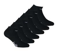 Diadora Unisex Sneaker Socken, 6er Pack - Socken, Mercerisierte Baumwolle, Logo, einfarbig Schwarz / 43-46 43-46 Schwarz