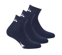 Diadora Unisex Socken - Vorteilspack, Quarter, Logo Dunkelblau 39-42 6er Pack (2x3P)