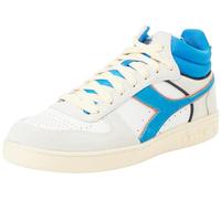 Diadora Unisex's Magic Basket Demi Cut Suede Leder Gymnastics Shoe, Royal White, 36 EU