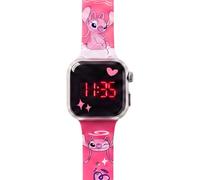 Diakakis Disney Stitch & Angel LED-Digitaluhr für Kinder | Armbanduhr mit Silikonarmband, Batteriebetrieben, Leichte Kinderuhr für Stitch-Fans