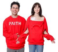 Dialyse-Sweatshirts mit doppeltem Reißverschluss auf der Brust, Hämodialyse, Zwei-Wege-Arm-Reißverschlüsse an Fistelanschluss und -linie für Damen und Herren