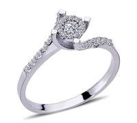 Diamant Solitär Ring 0,50 Carat Effect