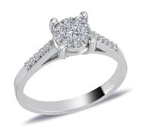 Diamant Solitär Ring mit 1 Carat Effekt