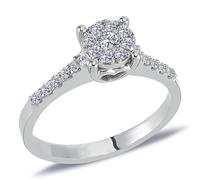 Diamant Solitär Ring mit 1 Carat Effekt