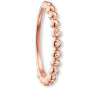 Diamantring ONE ELEMENT "0.04 ct Diamant Brillant Ring aus 585 Roségold" Gr. 56, rosa (rosé), Fingerringe, Damen, 56, 0,04 mit Diamant, Diamanten Gold Roségold 585, Diamanten, Gold, Roségold 585, Diam