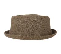 Diamond Crown Herringbone Wollhut by Lipodo braun-beige L (58-59 cm)