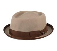 Diamond Crown Pork Pie Filzhut by Lierys beige XL (60-61 cm)