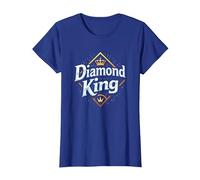 Diamond King Baseball Herren Royalty Sports Champion T-Shirt, Damen, Königsblau, 3XL