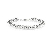 Diamond Treats 925 Silber Italienisches Design Ball-Armband für Damen, Elegantes 925 Sterling Silber Armband für Frauen und Teenager Mädchen mit Silberperlen, Silber Armbänder mit Geschenkbox