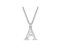 Diamonds by Ellen K. Halskette Silber 925 mit 1x Diamant 0,008ct. Buchstabe A Einheitsgröße