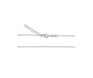 Diamonds by Ellen K. Halskette Silber 925 mit 1x Diamant 0,008ct. Buchstabe V Einheitsgröße