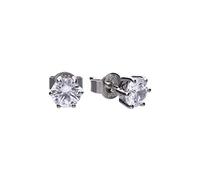 Diamonfire Damen-Ohrstecker 925 Sterling Silber Zirkonia Carats Linie weiß 62/1266/1/082