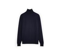 Diana Studio - Herren Basic-Rollkragenpullover, 100% Merinowolle, einfarbig, langärmelig, Regular Fit