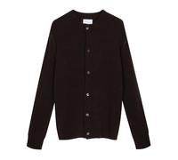 Diana Studio - Herren-Strickjacke aus Merinowolle mit Bou ffekt, legere Passform, Braun, XL