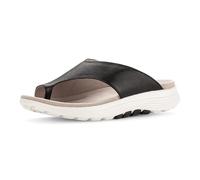 Dianette ROLLINGSOFT, Damen, Gr. 41, schwarz, Glattleder, Schuhe Dianette, Zehentrenner, Sommerschuh mit weichem Zehensteg, G-Weite (86558342-41) schwarz