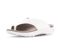 Dianette ROLLINGSOFT, Damen, Gr. 41, weiß, Glattleder, Schuhe Dianette, Zehentrenner, Sommerschuh mit weichem Zehensteg, G-Weite (41607231-41) weiß