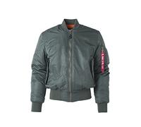Dicke Winter Bomberjacke Herren Damen Outdoor Bombermantel Grün L