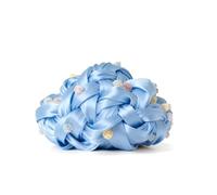 Dicke Wolle, Diameter 2cm Chunky Wool, Grob Gestrickte Kuscheldecke, Roving Garn Zum Handstricken Häkeln, Grobstrick Weiches Wollgarn Haustier Bett Sofa (hellblau)