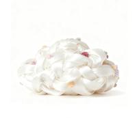 Dicke Wolle, Diameter 2cm Chunky Wool, Grob Gestrickte Kuscheldecke, Roving Garn Zum Handstricken Häkeln, Grobstrick Weiches Wollgarn Haustier Bett Sofa (Weiß)