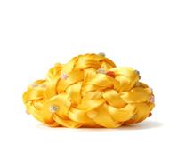 Dicke Wolle, Diameter 2cm Chunky Wool, Grob Gestrickte Kuscheldecke, Roving Garn Zum Handstricken Häkeln, Grobstrick Weiches Wollgarn Haustier Bett Sofa (helles Gelb)