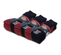 Dickies 15 Paar CUSHIONED CREW Work Socks Herren Arbeitssocken Business Socken Strümpfe Größe 39-50 (43-46, Schwarz)
