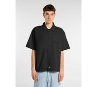 Dickies - 247 stückgefärbtes Arbeitshemd, Herren, Schwarz, Größe: S