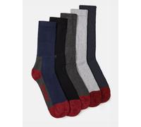 Dickies - 5er pack Cushion Crew Socken, Grau, Größe: 3-5