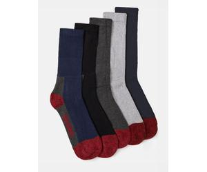 Dickies - 5er pack Cushion Crew Socken, Grau, Größe: 3-5