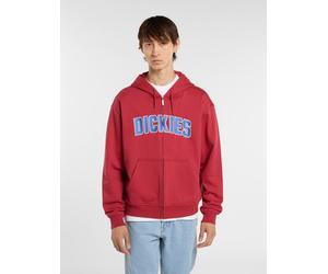 Dickies - Aitkin Kapuzenpullover mit reißverschluss, Herren, Rot, Größe: S