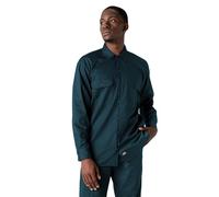Dickies Arbeitshemd für Herren, langärmelig, groß und lang, Reflektierender Teich, L